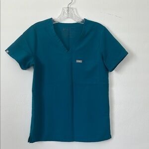 Figs Teal Women's Top